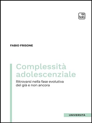cover image of Complessità adolescenziale